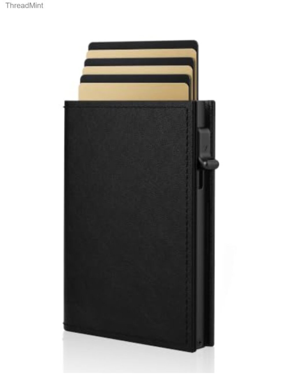 Men's RFID Blocking Slim Pop Up Wallet Card Holder Minimalist Trifold